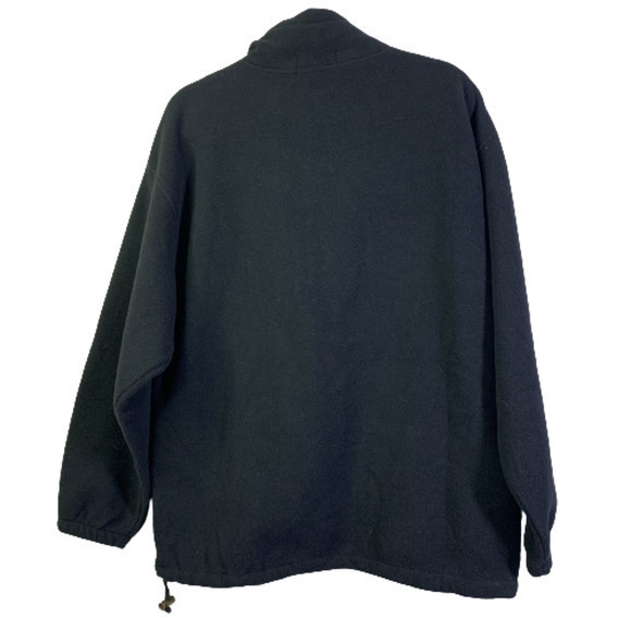 VANTAGE Black Trump Taj Mahal‎ Casino Half-Zip Fleece Pullover - Picture 7 of 8